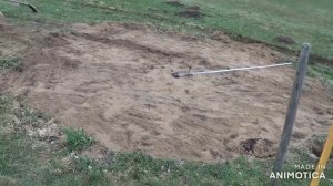Сломали мотоблок. Копаем котлован под площадку для бассеина