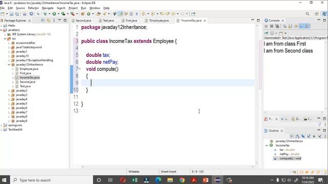 Inheritance Example in java | Java Inheritance | How to use Inheritance in Java смотреть онлайн