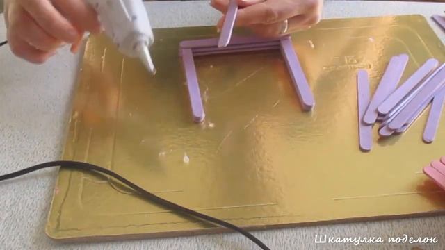 Почему я всегда собираю палочки от мороженого из них можно сделать органайзер своими руками. смотреть онлайн