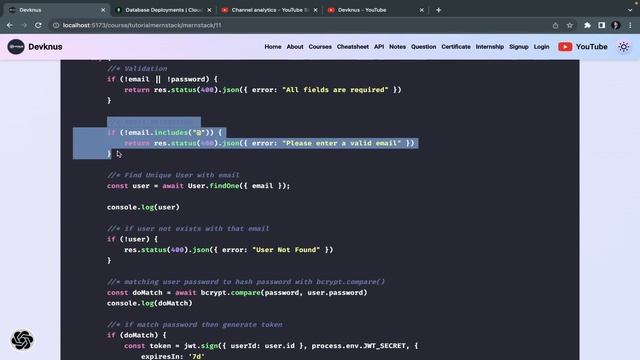 Creating Login EndPoint in Auth.js with JWT (JSONWEBTOKEN) | Mern Stack Tutorial in Hindi 2023 #11