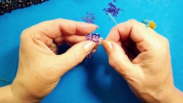 Крепим замок для узкого браслета #браслетсвоимируками #Bracelet_on_beaded_mesh