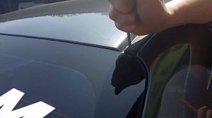 Как снимается молдинг на крыше Хонда Аккорд 7