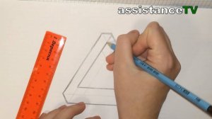 3D треугольник / Как нарисовать 3D фигуру самому