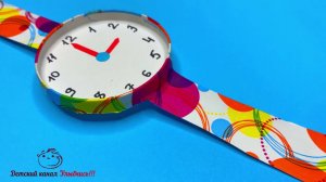 Часы из бумажного стаканчика | Простые поделки из бумаги | Paper watch