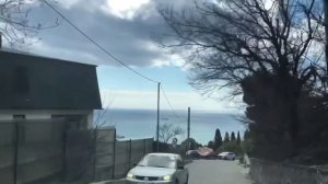 Ялта. Войкова улица. От начала до конца. 04 апреля 2022. Крым. Crimea. Yalta.