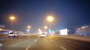 Sheikh Zayed Road Night Drive  | Dubai UAE ??