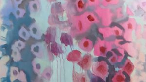 Alice-ART Flower Power, Dynamische Acrylmalerei "Fingerhut", Dynamic Acrylic Painting "Foxglove"