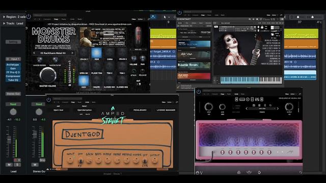 Part 2: Is this FREE VST good? (Monster Drums, Zom Bass, Amped-Stevie T) feat. Archetype Tim Henson