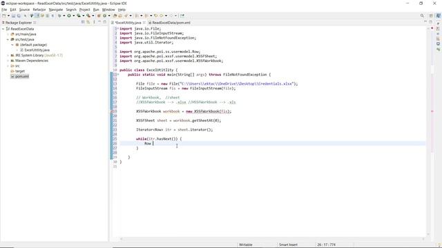 Read EXCEL file in Java | How to read Excel Cell Value in Java | excel POI java Example смотреть онлайн