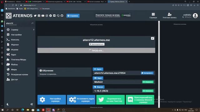 что такое плагин и как его установить /Aternos/ смотреть онлайн