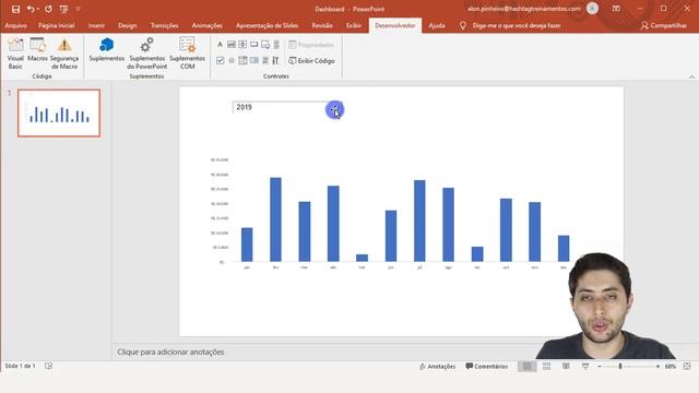 DASHBOARD no POWERPOINT AUTOMÁTICO com VBA смотреть онлайн