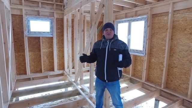 Как построить качественный дом? | Обзор каркасного дома 8х8 метров