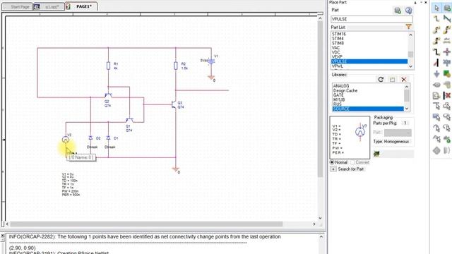 Выполнение практической работы №1 (ТТЛ) по Схемотехнике ЭВМ в OrCAD 17.2 смотреть онлайн