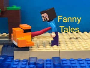 LEGO Minecraft Fanny tales season 1 series 3: frog problem - смешные истории сезон 1 серия 3!