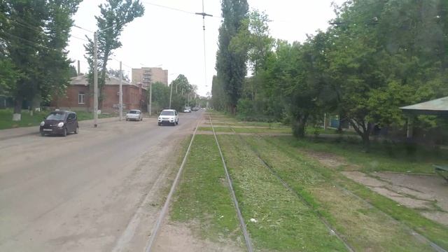 Новочеркасский трамвай. Поездка по маршруту №2, 1 часть смотреть онлайн