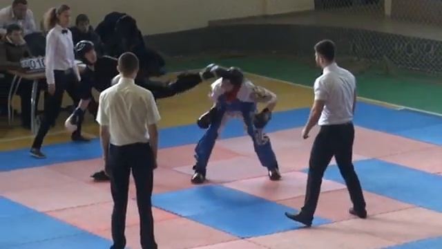 Кирьянов Алексей 1 ПОИНТ 29.01.16 Кубок г.Симферополя по кикбоксингу WAKO