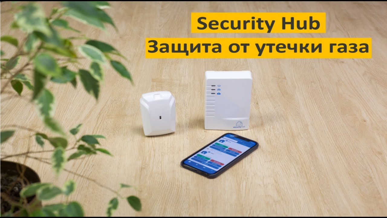 Защита от утечки газа с помощью контроллера Security Hub..mp4