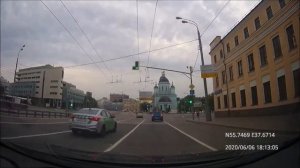 Driving in Moscow city: Текстильщики - Лефортово 06/06/2020 (timelapse 4x)