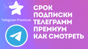 СРОК ПОДПИСКИ ТЕЛЕГРАММ ПРЕМИУМ, КАК СМОТРЕТЬ. TELEGRAM PREMIUM