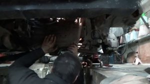 Замена сцепления на Тойота Корона ч № 1 .(демонтаж КПП)