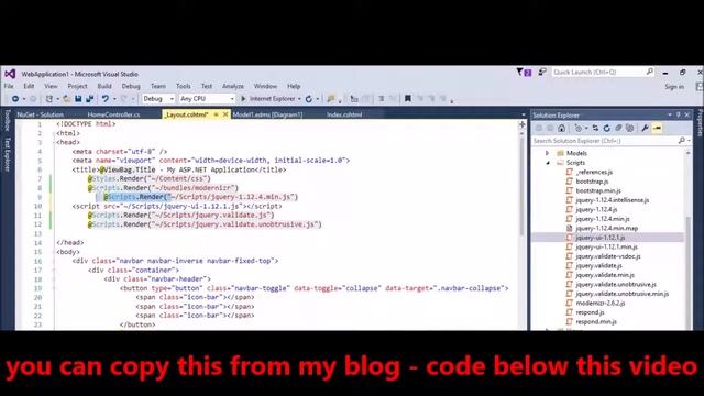 MVC - Visual Studio 2015 and 2017 - Object doesn't support property or method 'dialog' смотреть онлайн