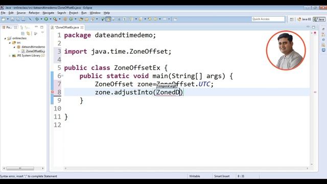 ZoneOffset Class in Java | Java ZoneOffset Class | zoneoffset java example