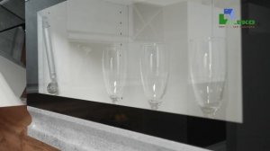 Кухни Leko "Бронкс" в цветах Доломит/Кварц