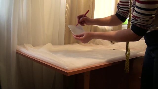 Кроим Фата-вуаль в натуральную величину или Фата часть-3 смотреть онлайн