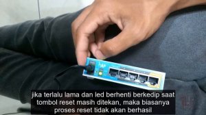 How to reset mikrotik RB951Ui 2nD