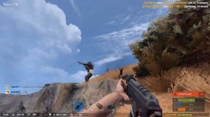 Раст рейд гранатами, незваные гости ловят пули в голову - Rust raid