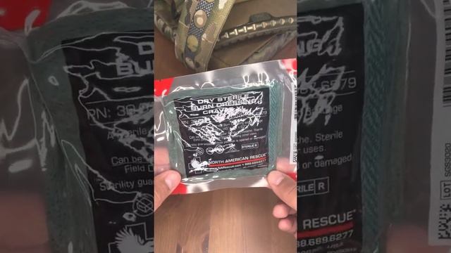 Медицинское снаряжение: NAR Dry sterile burn dressing