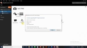SONY A7iii Settings WiFi Connection to Computer