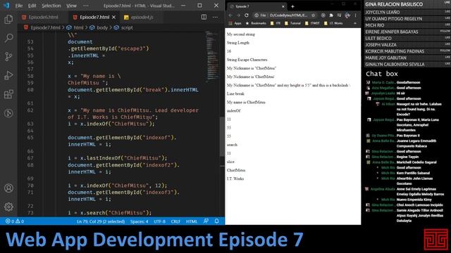 #WebAppDevelopment: JavaScript Strings [Tagalog]