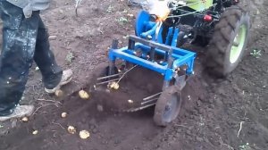 Картофелекопалка полтавская для мотоблока Зубр Q78E