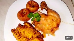 КУРИЦА ЗАПЕЧЁННАЯ НА БУТЫЛКИ И КАРТОШКА ПО-ДЕРЕВЕНСКИ.??