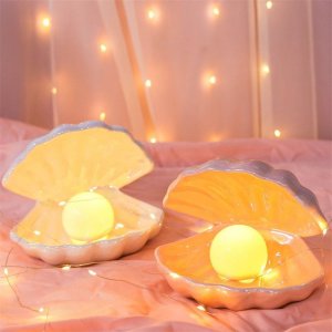 2023 where to find best wendadeco New Ceramic Shell small night light manufacturer?