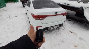 Kia Rio 4 запуск с родного ключа.