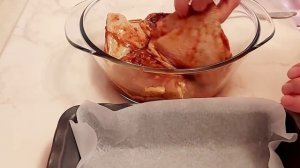 Куриные бедра в духовке с гречкой