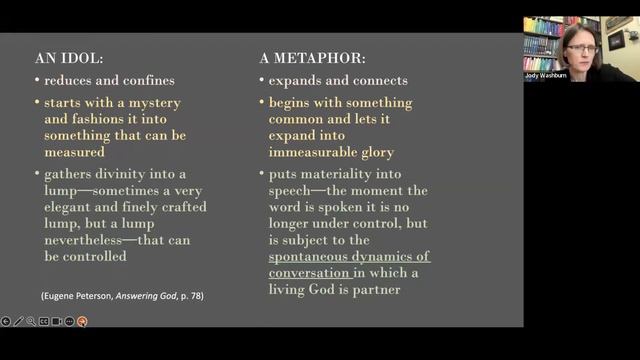 Jody Washburn “A Mosaic of Metaphors: Imagery in the Hebrew Bible as a Call to Theological Humility смотреть онлайн
