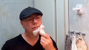 Бритьё №40 Т-Образной бритвой Razorock Fine Vulfix Gillette Stirling Floid