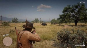 Red Dead Redemption 2 - Arthur In New Austin - The Legendary Tatanka Bison