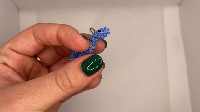 Мини динозаврик из бисера. Амигуруми / Beaded Dino Baby ?