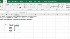 Capital budgeting Case 2  NPV 2 methods Excel