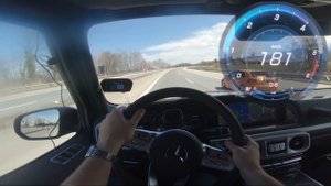 2021 Mercedes-Benz G400d (330hp) | TOPSPEED RUN on German Autobahn | POV | CarPerformance Media