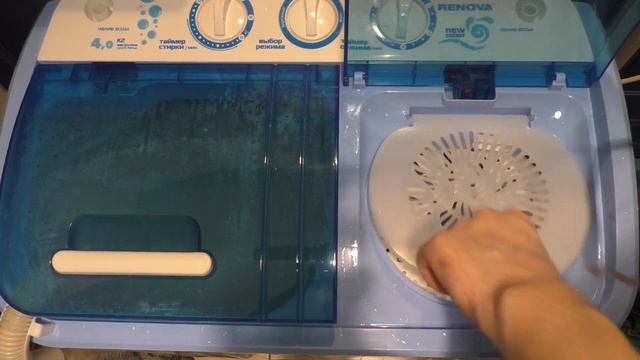 Большая стирка в стиральной машине Renova WS-40 PET смотреть онлайн