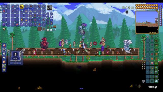 Fighting insane bosses today! [ Terraria mega modded EP37 ] смотреть онлайн