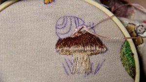 Hand Embroidery Tutorial "Snail". Вышивка гладью для начинающих.