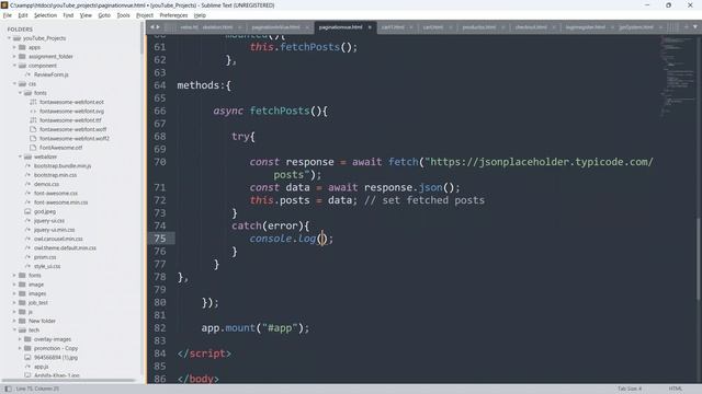 Learn how to Create Dynamic & Simple Pagination in Vue.js 3 | Vue.js 3 Pagination with Ajax and API