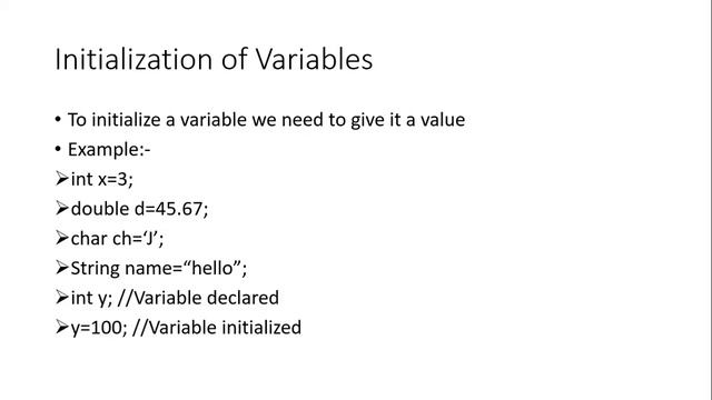 Java – Data Types, Variables, Literals and Constants #3