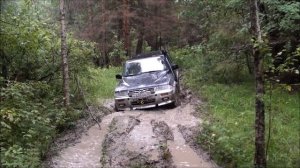 Нива на самоблоках и SsangYong Musso, клубная покатушка на Горнечное 27.06.15 г.